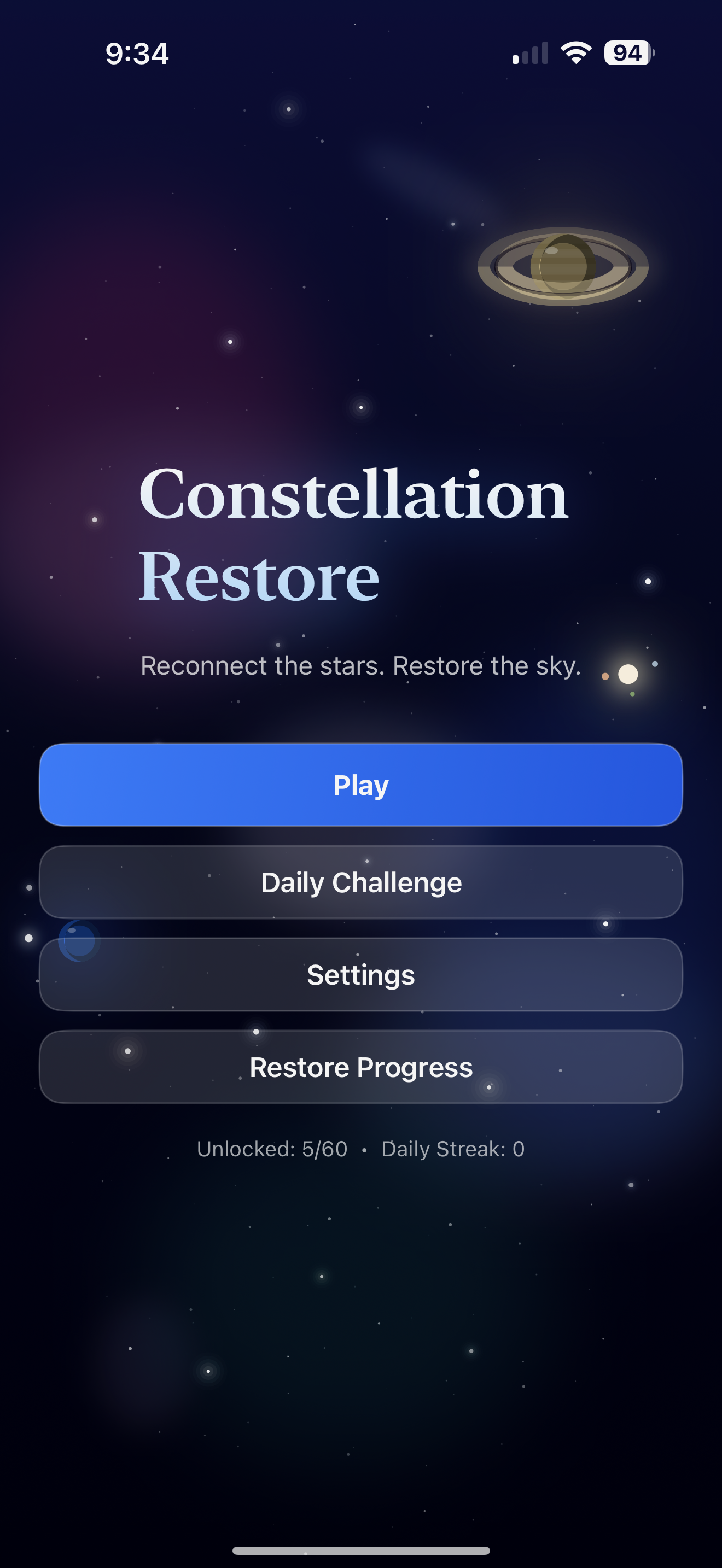 Constellation Restore screenshot 1