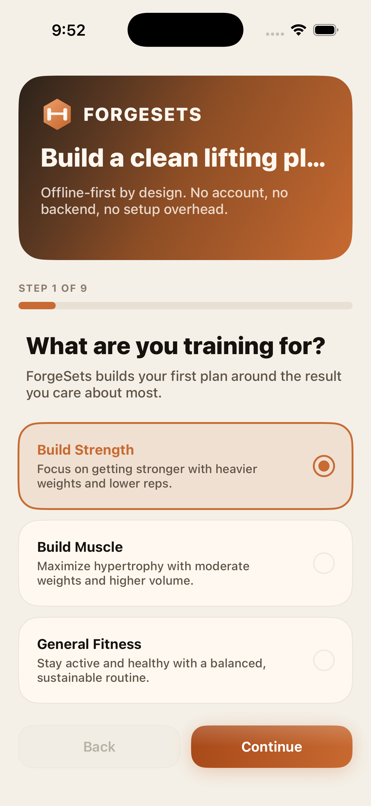 ForgeSet screenshot 1
