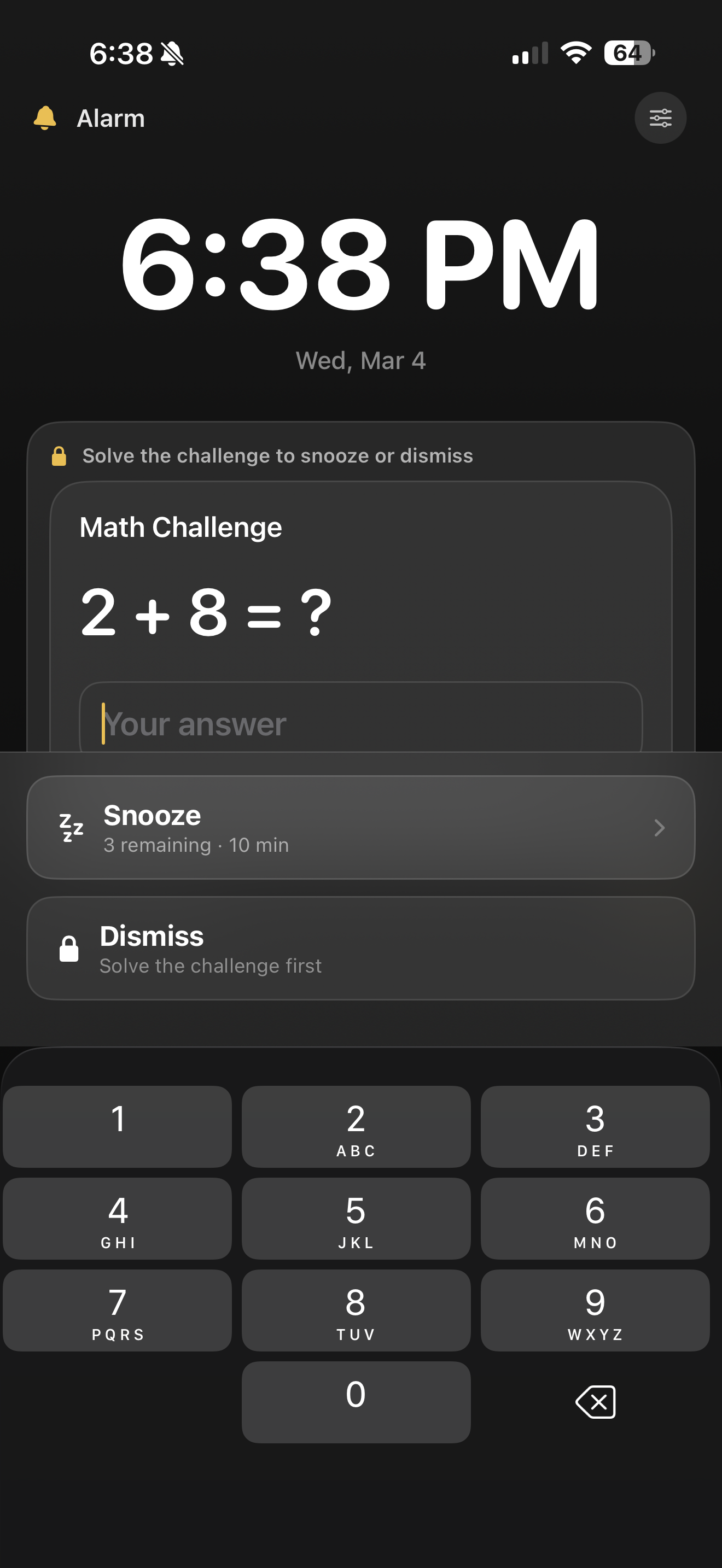 Solve To Snooze screenshot 6